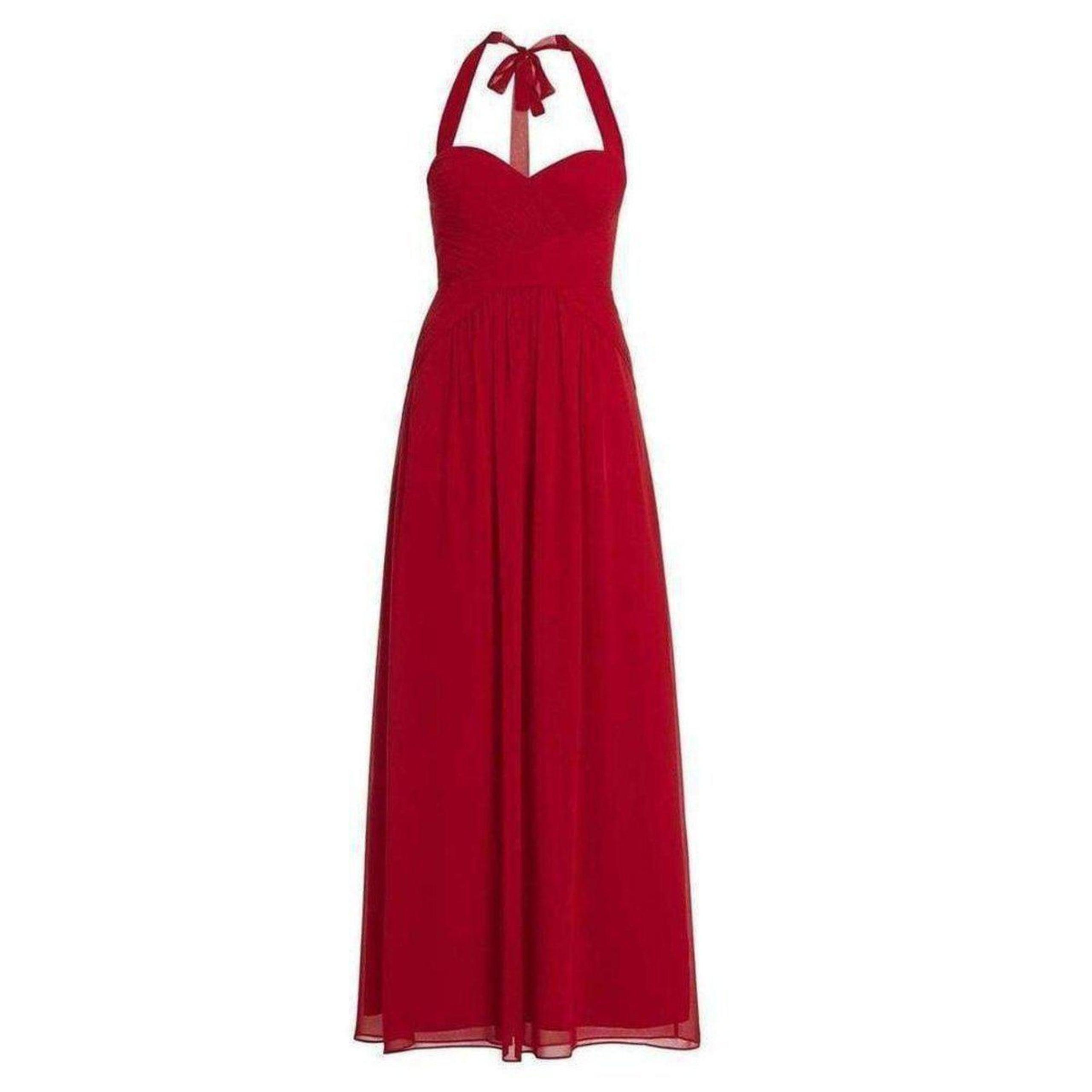 Bcbgmaxazria - Selene Halter Neck Ruched Dress - Us 8